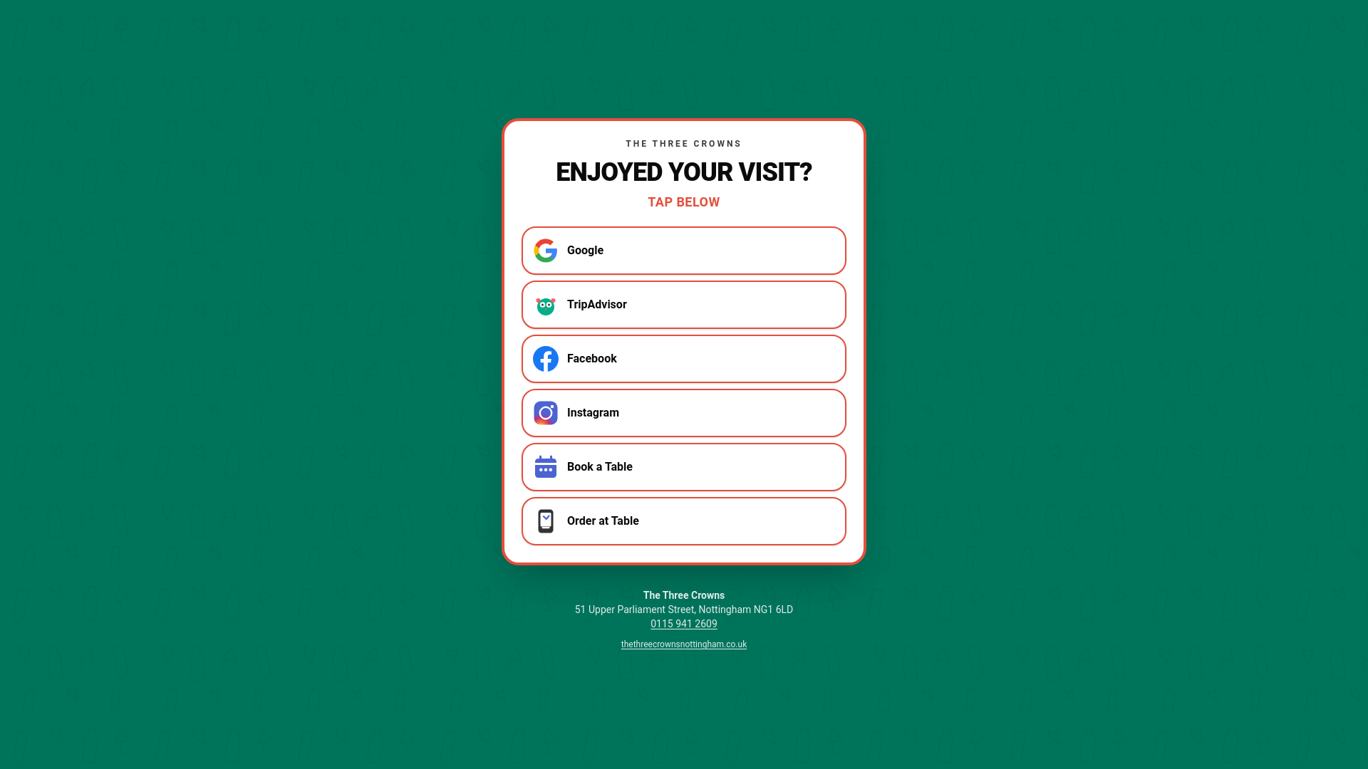 Three Crowns Reviews Hub website built by Mumbles Studio