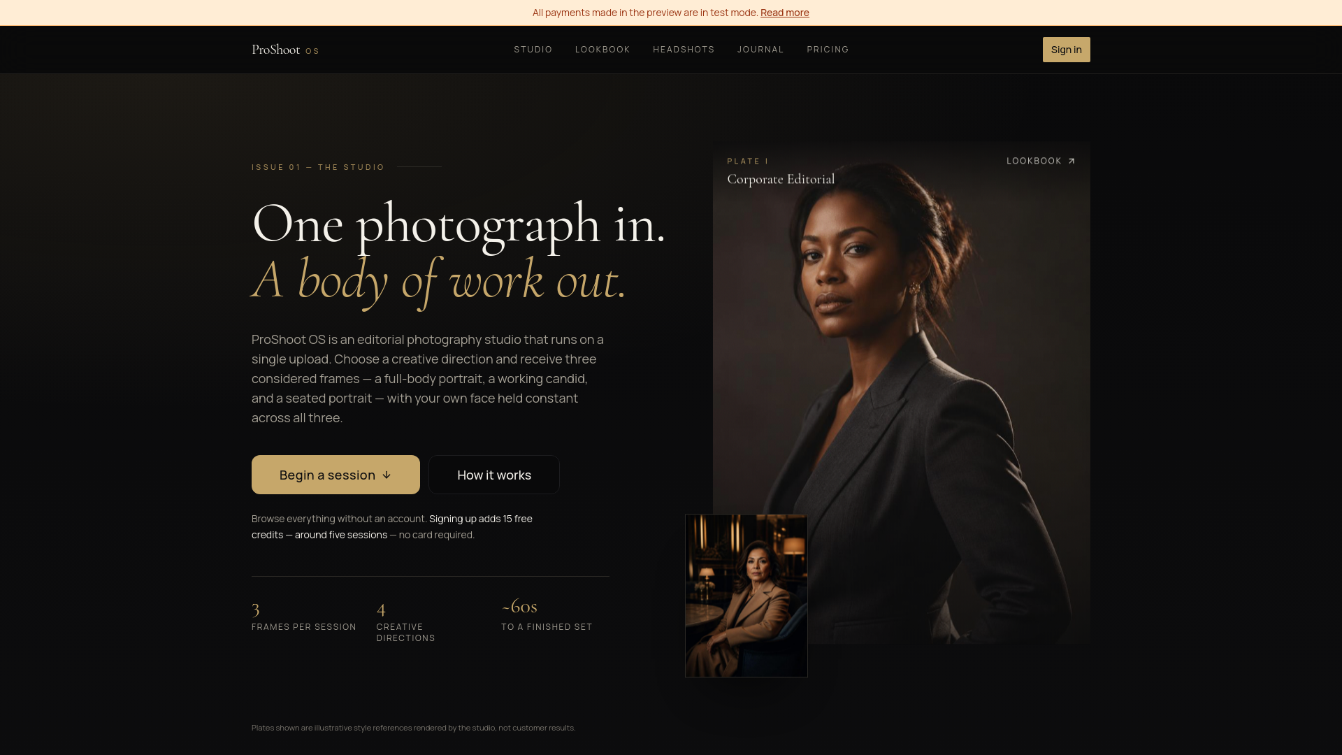 Screenshot of ProShoot