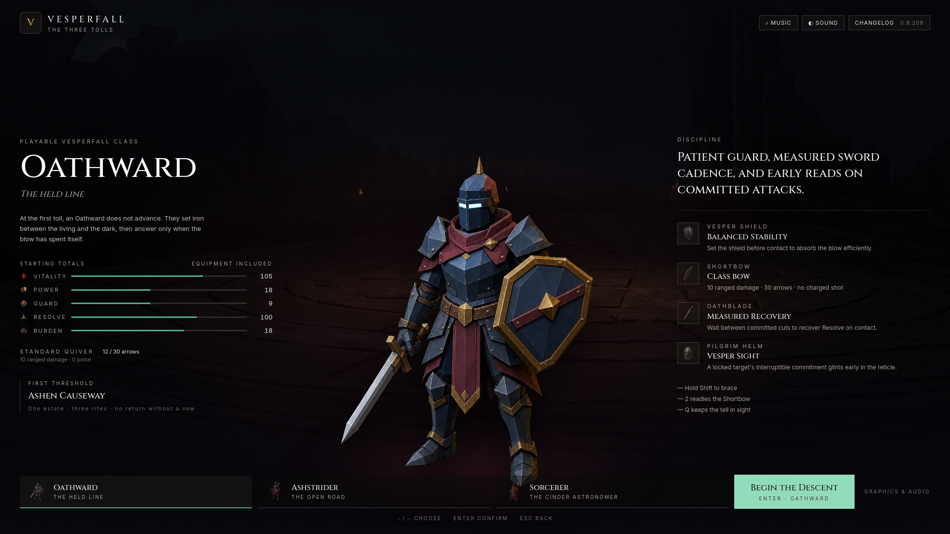 Screenshot of Vesperfall — Three.js Isometric ARPG