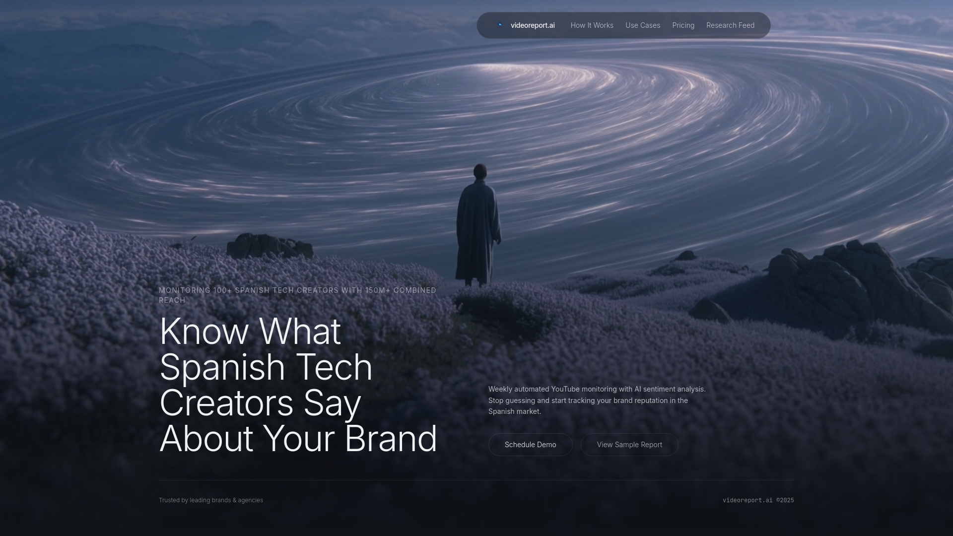 Screenshot of SaaS Hero — Staggered Fade-Up Motion