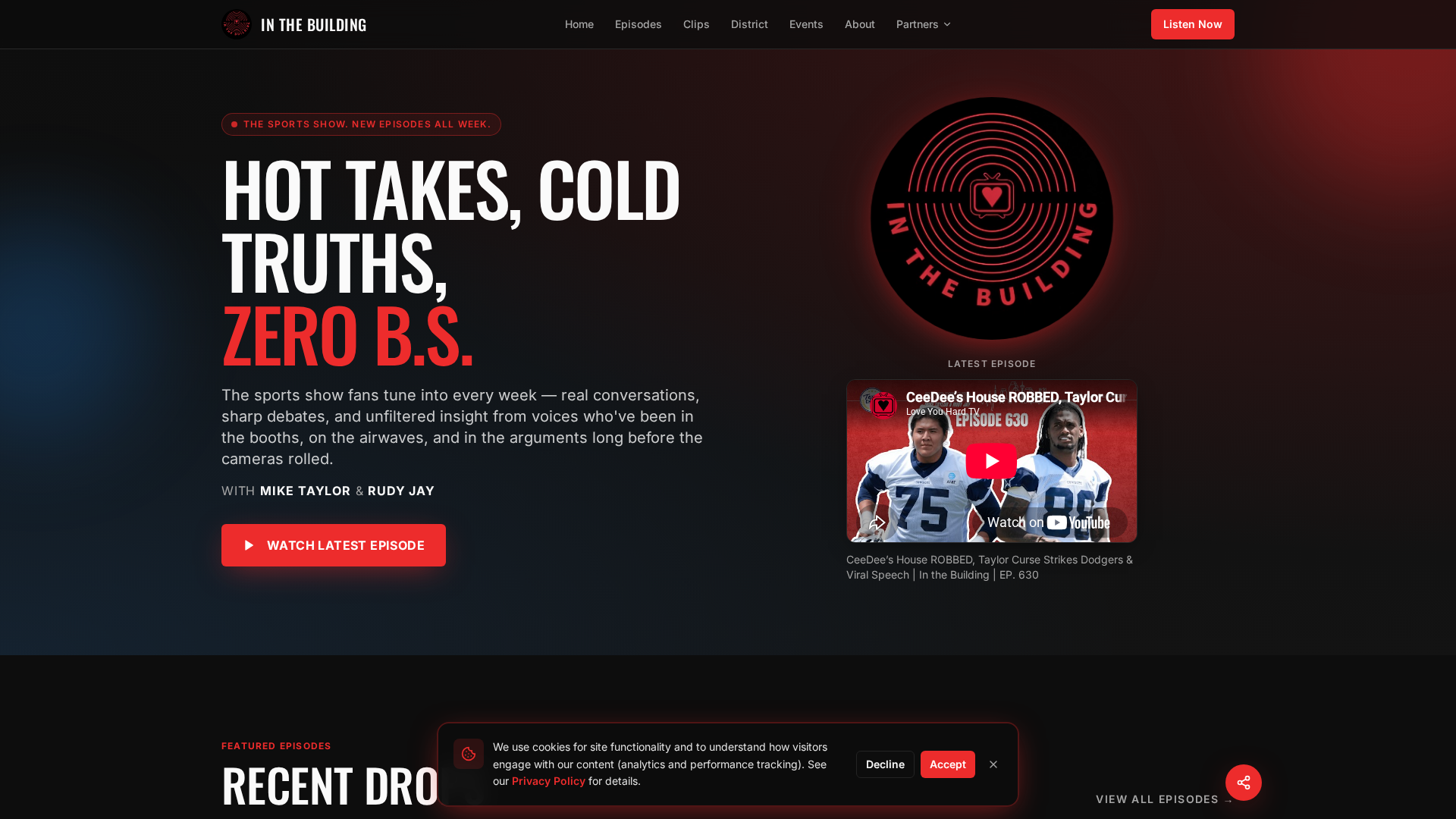 In the Building Podcast — website built by Ready AI Digital