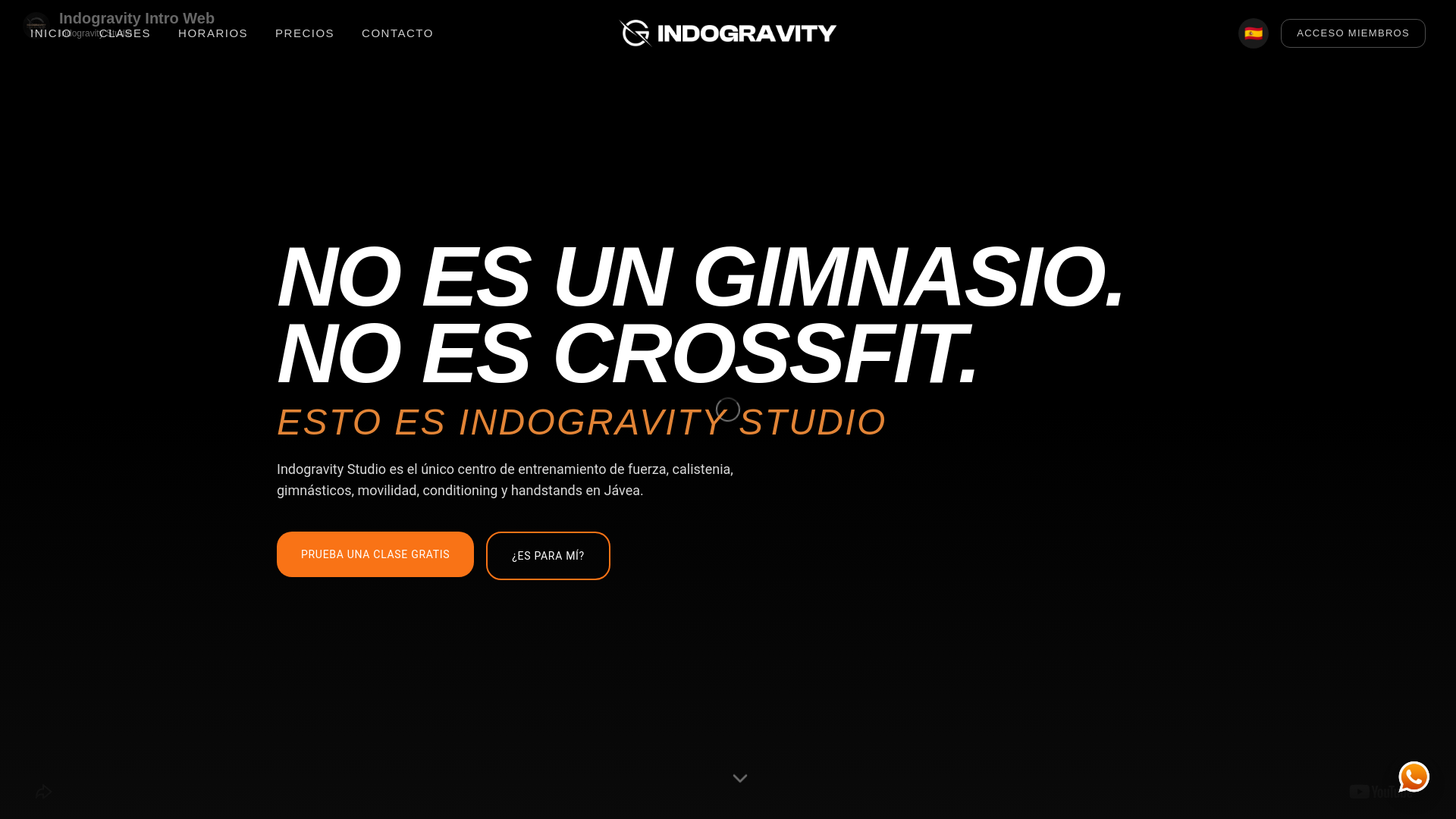 A gym site should read the live timetable