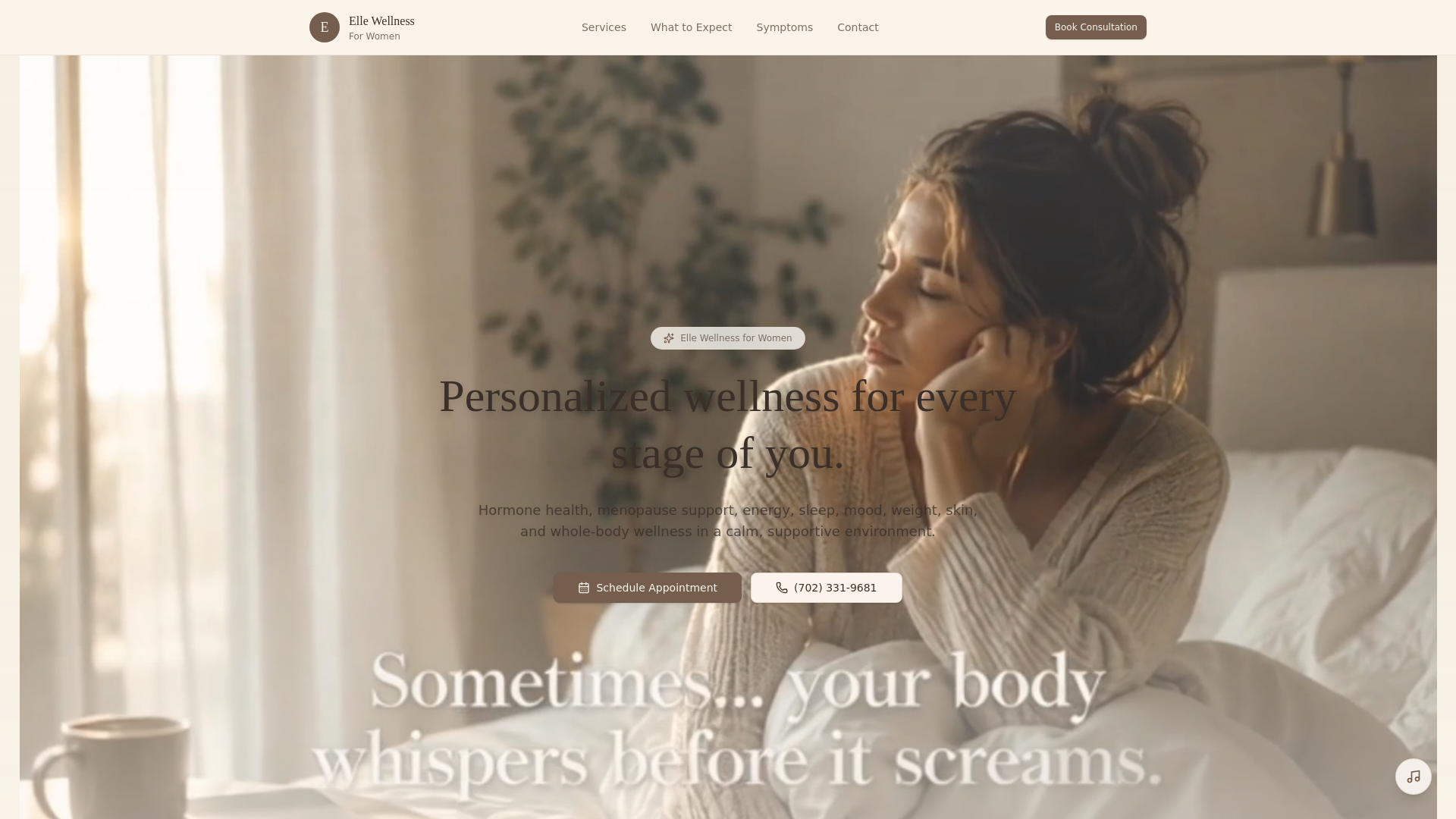Elle Wellness Hub screenshot