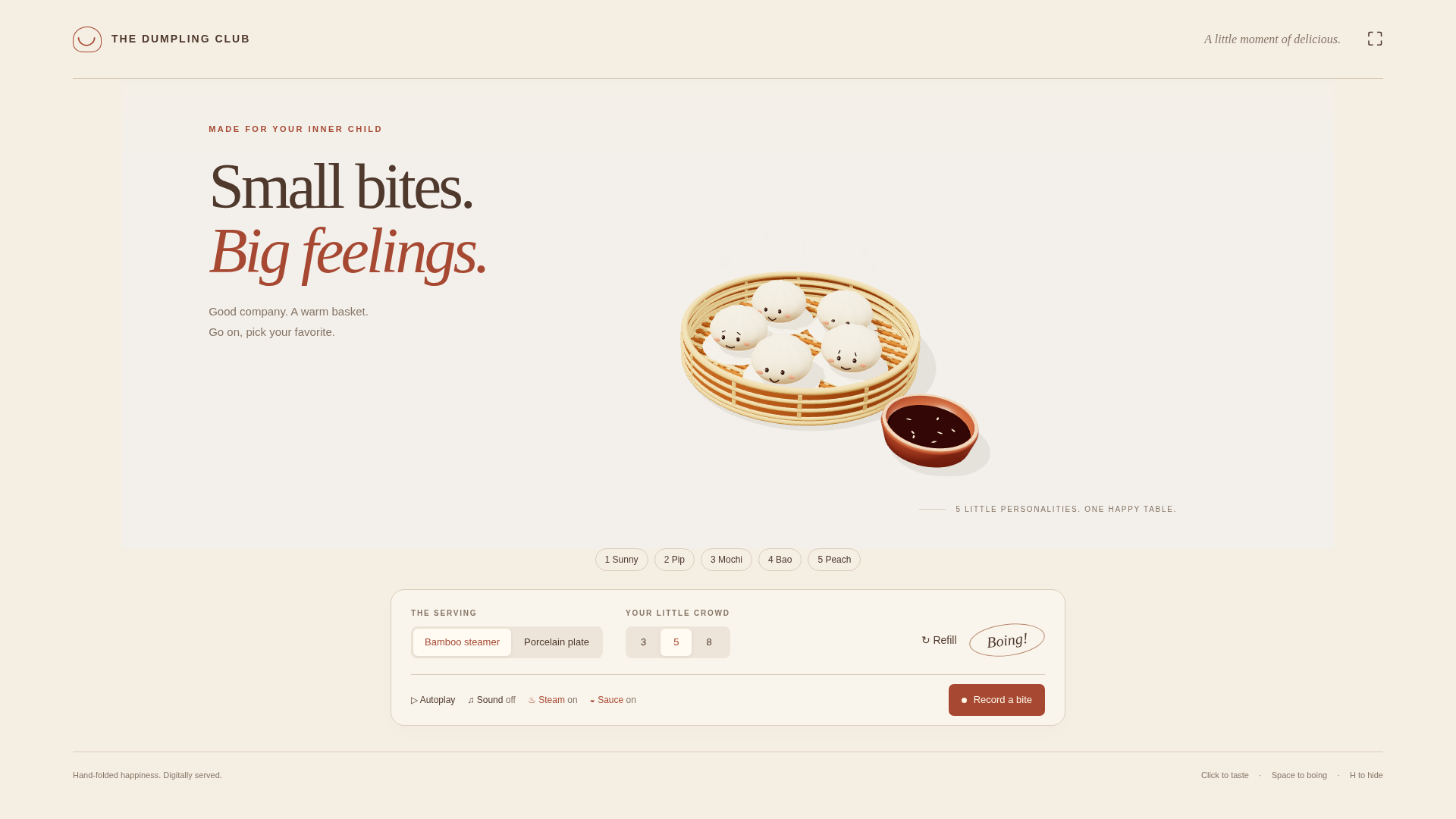 Screenshot of The Dumpling Club
