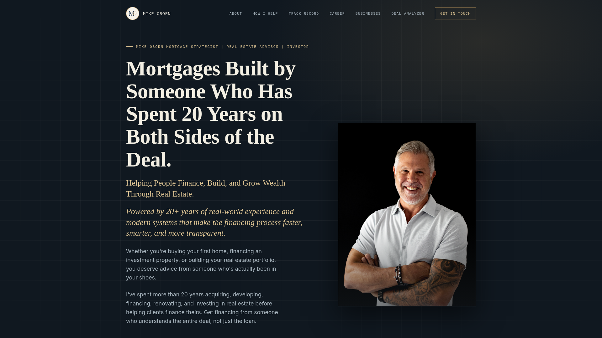 Mike Oborn's mortgage and real estate site