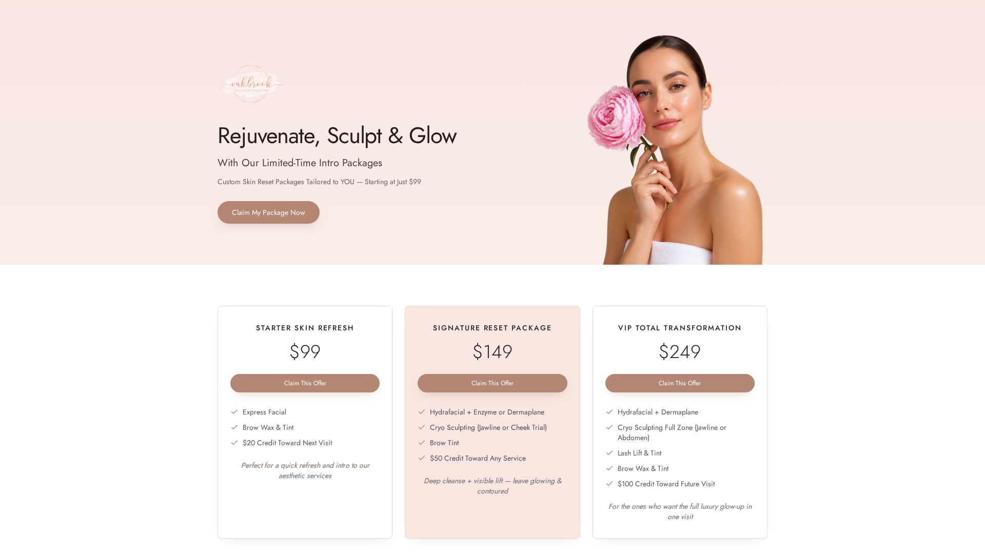 OAKBROOK ADVANCED AESTHETICS — project preview