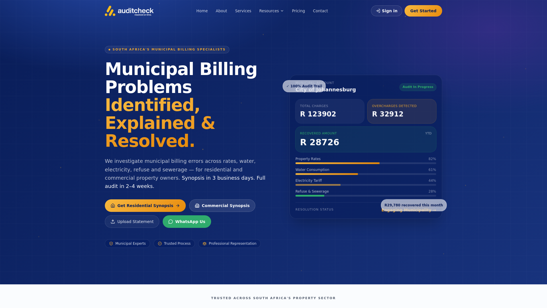 Screenshot of AuditCheck