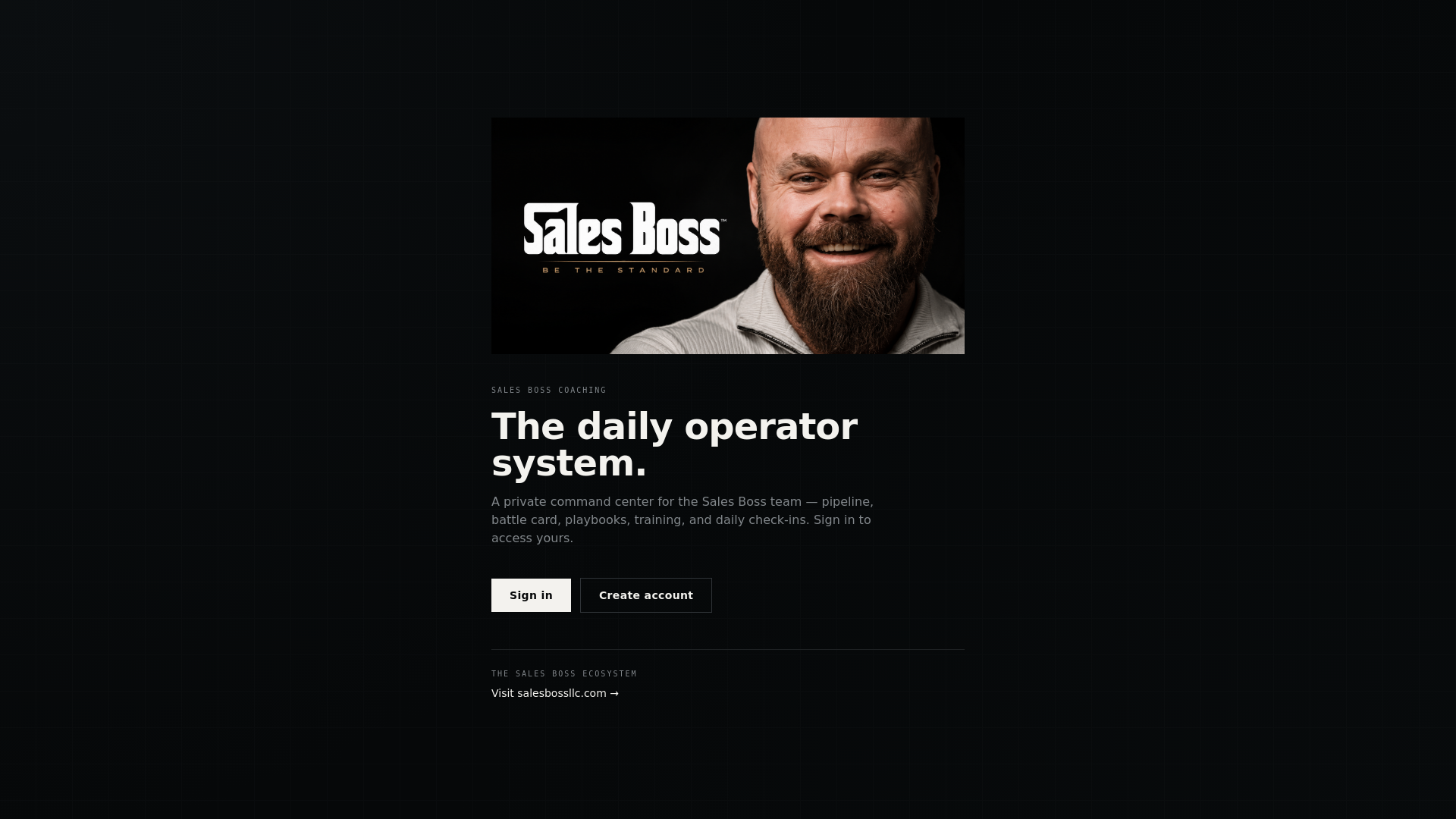 The Salesmen — Prospect Log Tool screenshot