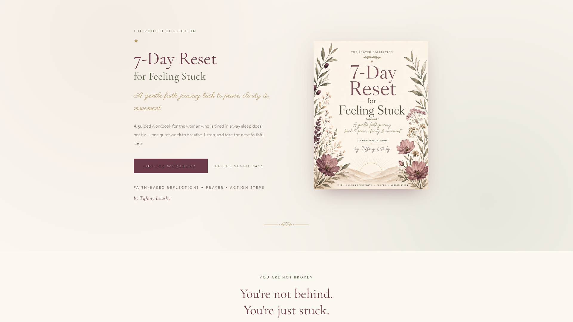 Screenshot preview of 7-Day Reset