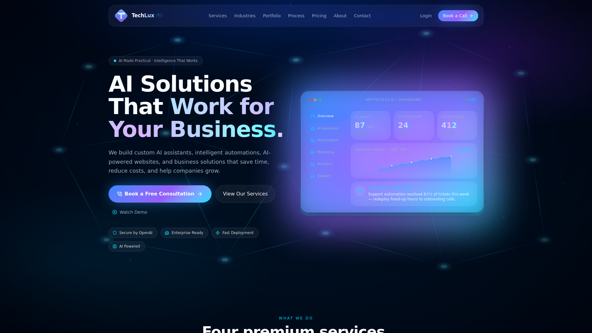 GEUZ AI Insights screenshot