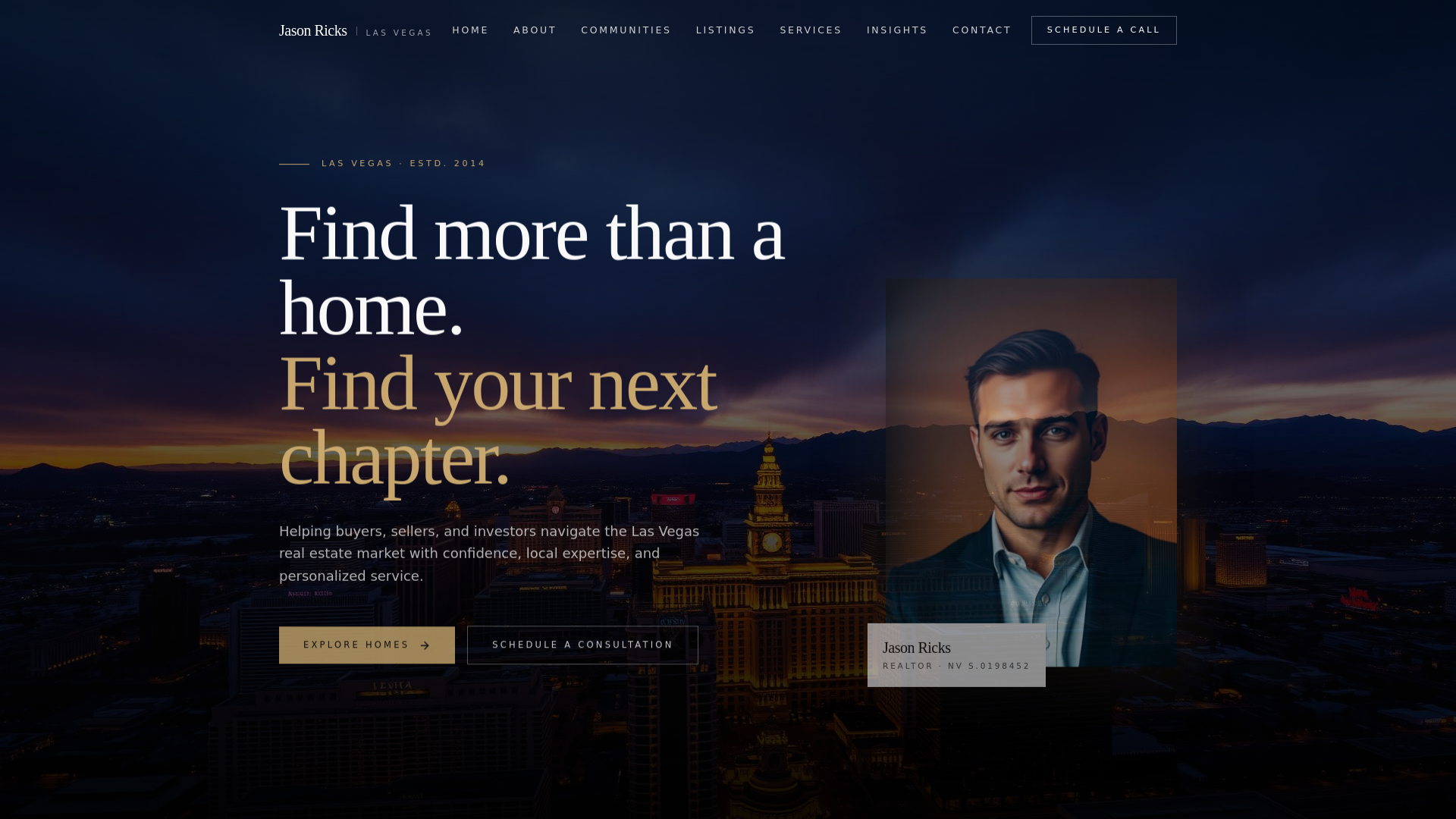 Las Vegas Luxury Portfolio screenshot