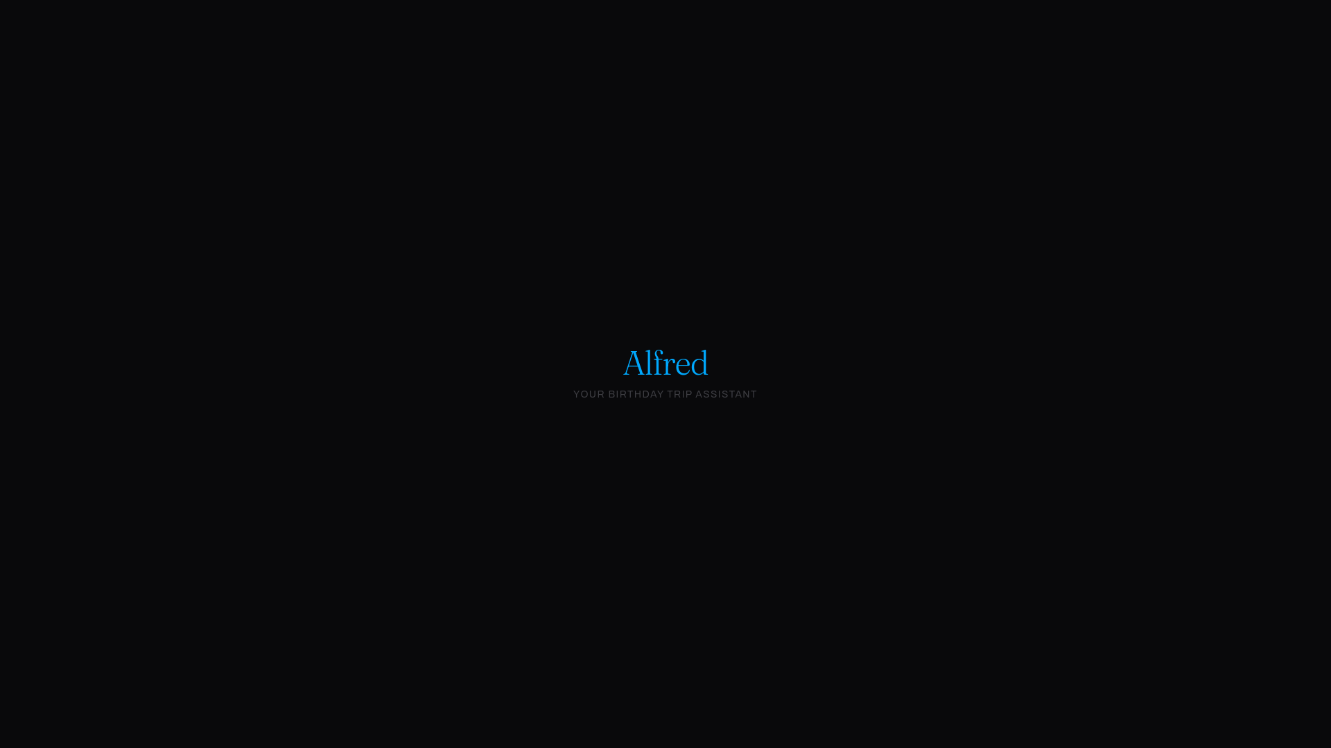 Screenshot of Alfred