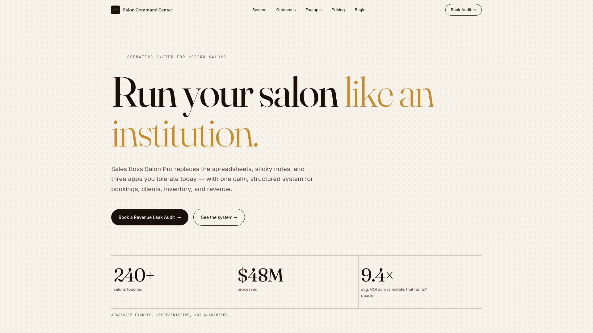 Salon Command Pro screenshot
