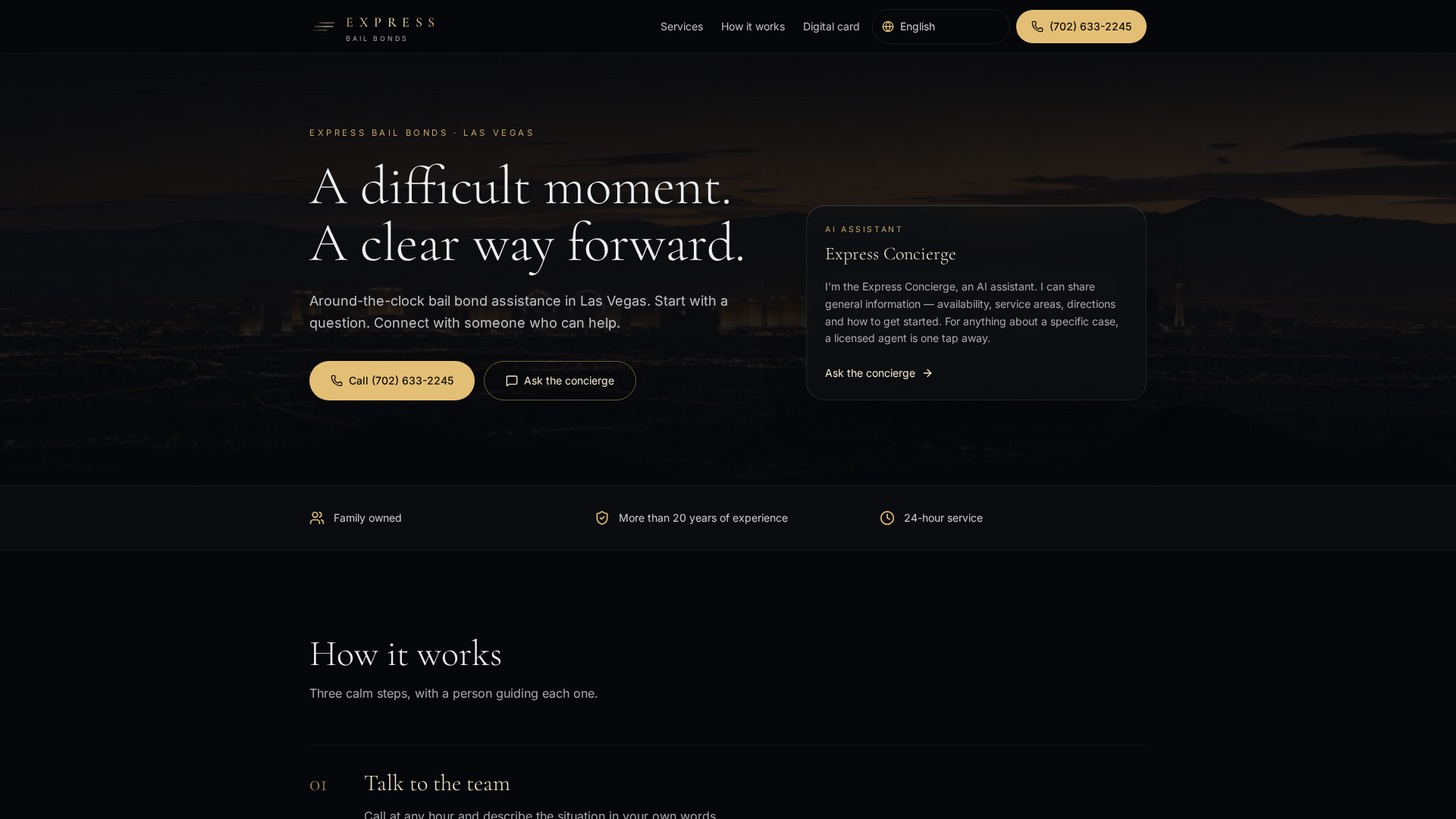 Express Concierge Preview screenshot