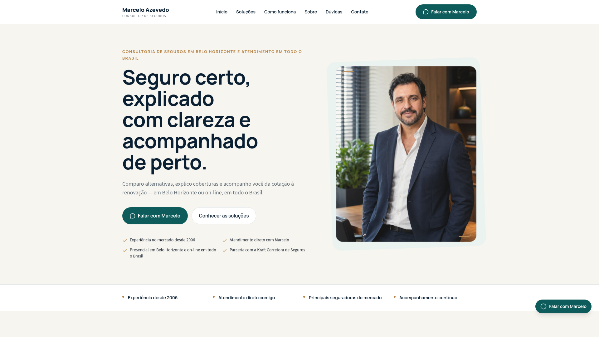 Página de Marcelo Azevedo