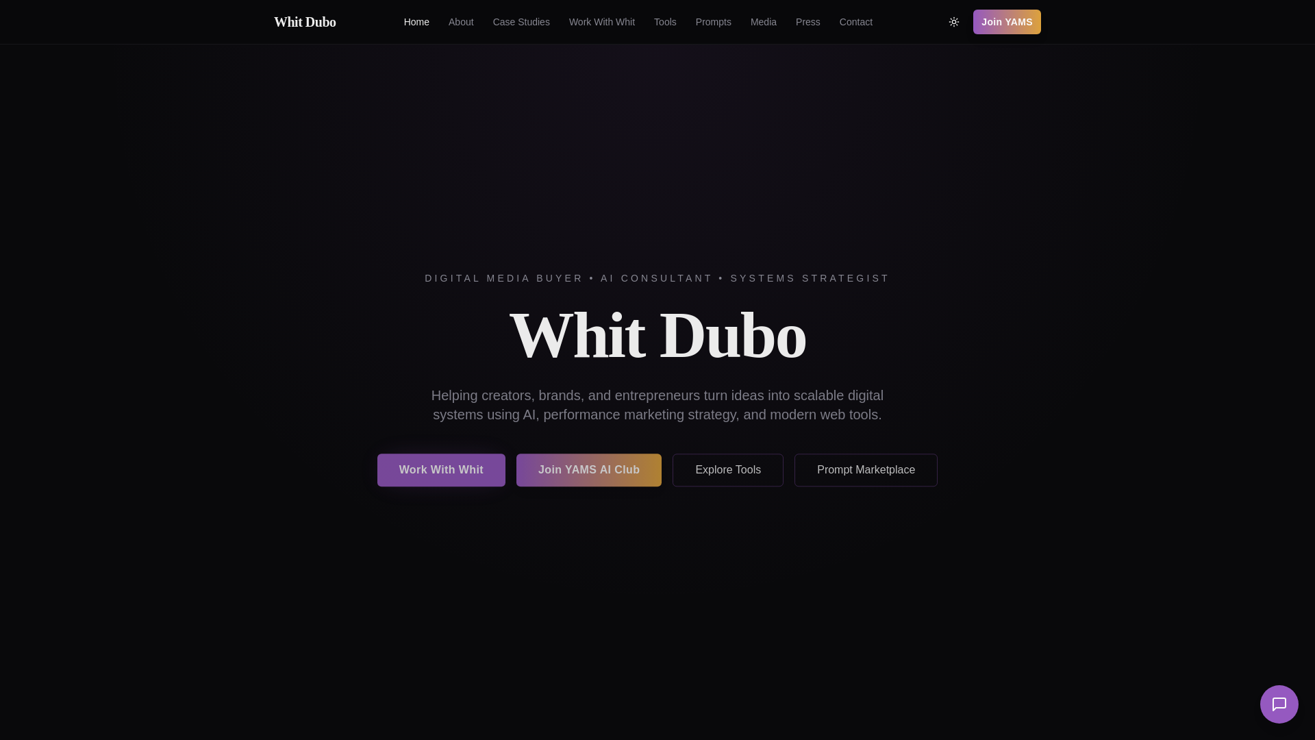 Screenshot of Whit Dubo