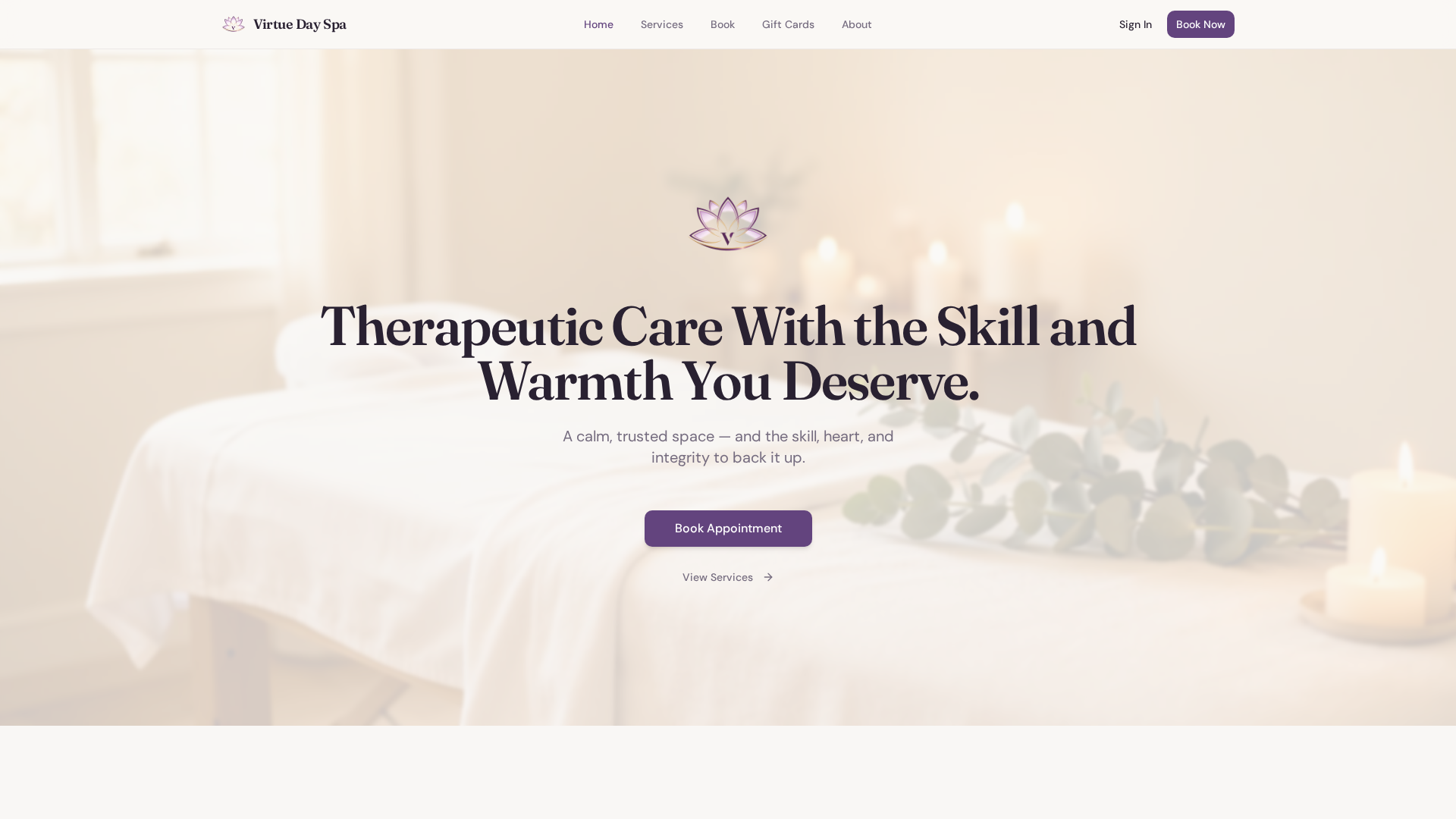 ClientBook Pro (Virtue Day Spa) screenshot