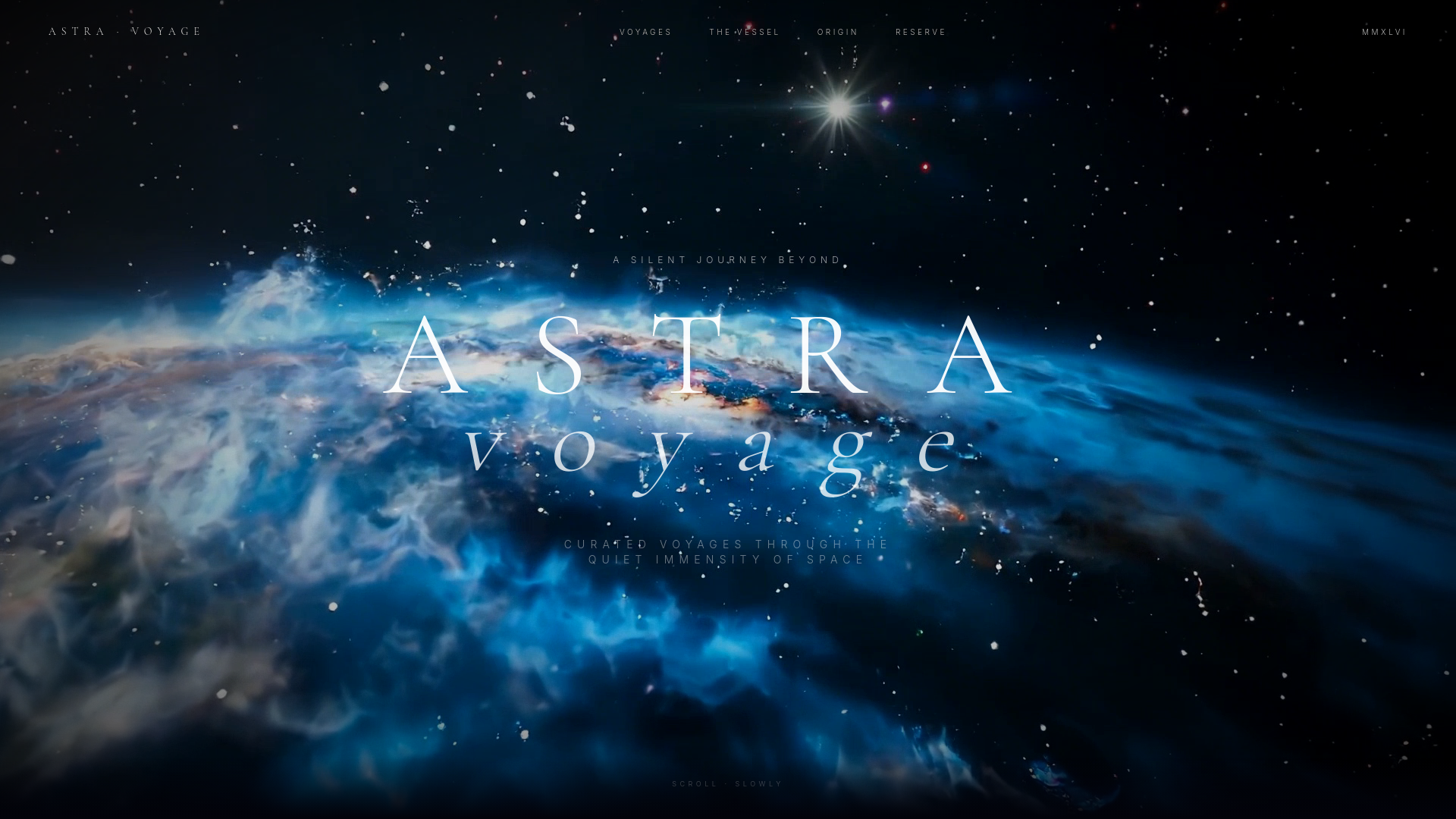 Screenshot of Astra Voyage — All-Video Space Tourism